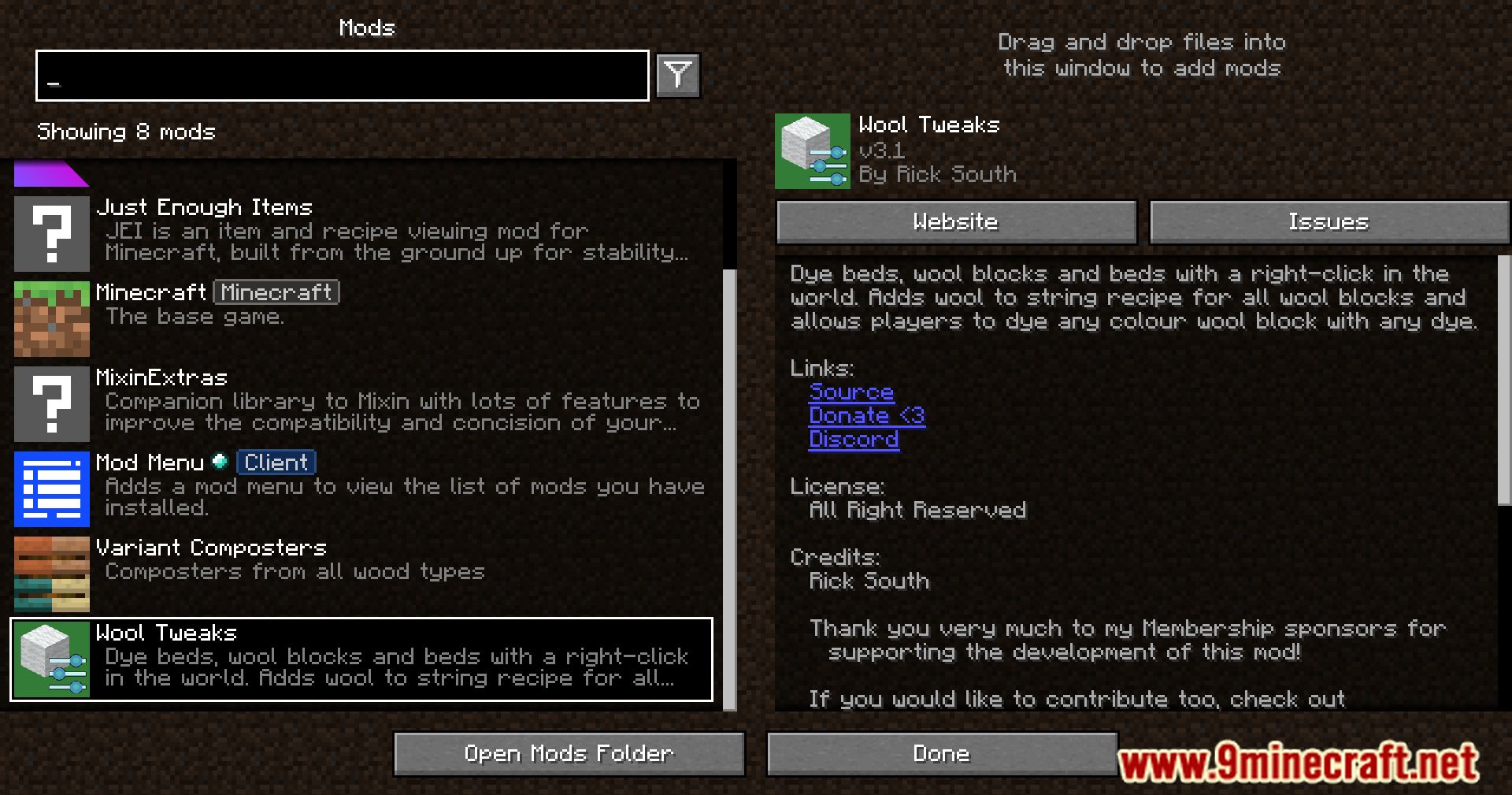 Wool Tweaks Mod (1.21.8, 1.20.1) - Universal Dyeing - Aadhu.com