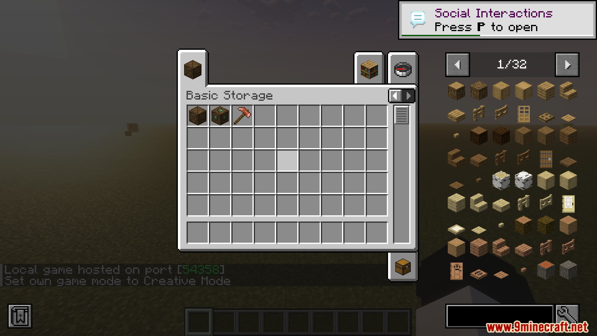 Minecraft One Block Storage System Basic Storage Mod (1.21.8, 1.20.1) - Crate Block Can Store Up To 1 ...