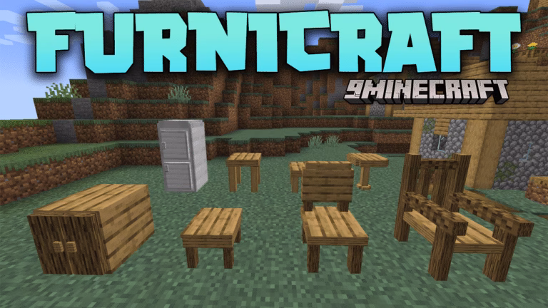 Furnicraft mod (1. 21. 8, 1. 20. 1) – unique furniture without resource packs