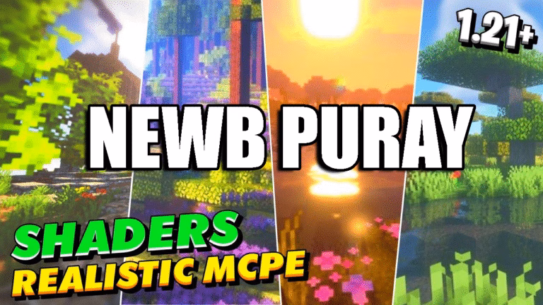 Newb x pureray shader (1. 21) – mcpe/bedrock