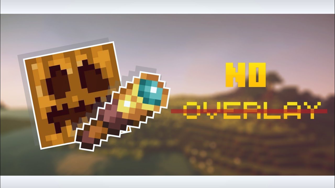 Pumpkin Blur Remover Texture Pack (1.21) – MCPE/Bedrock