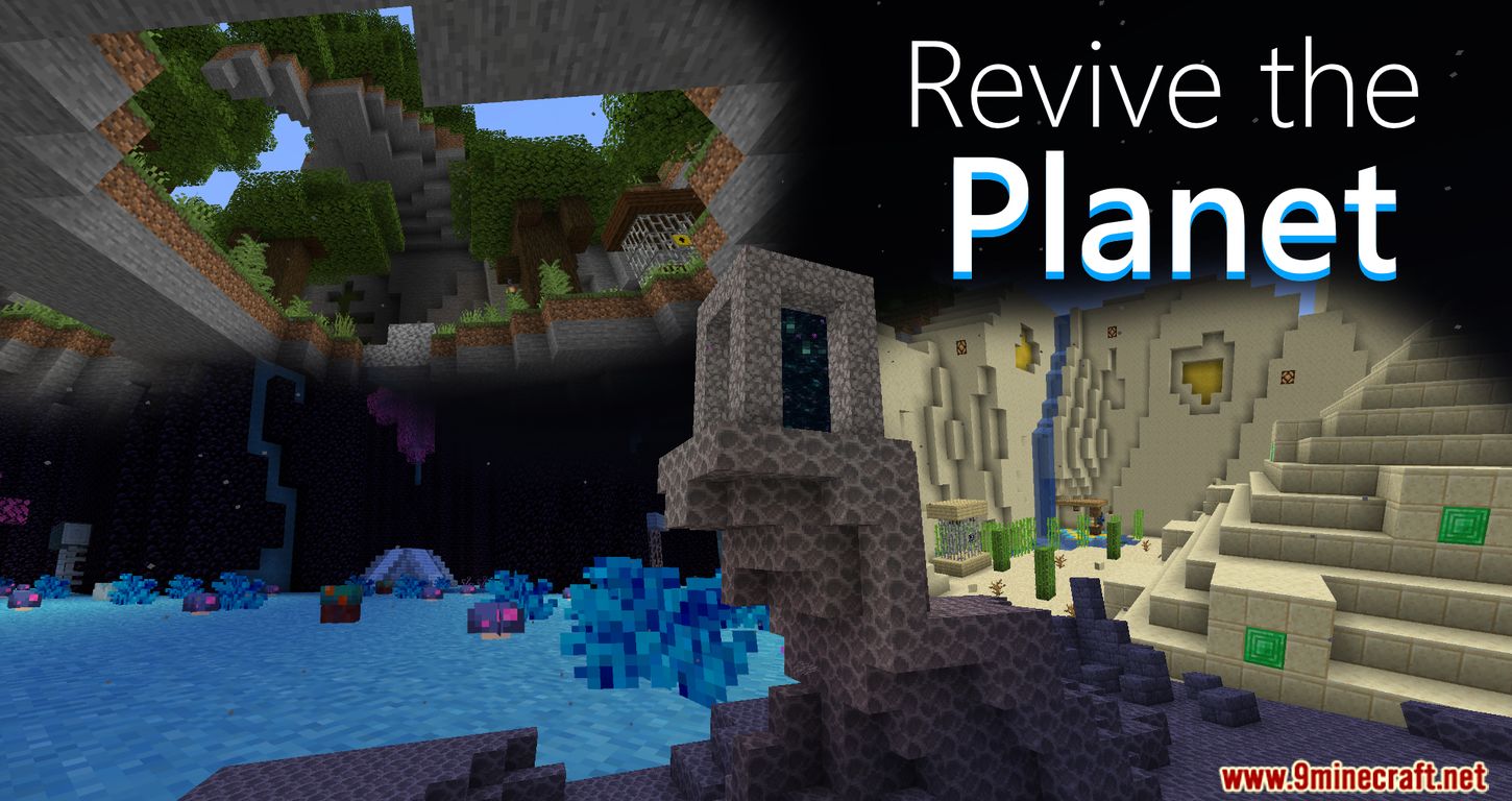 Revive the Planet Map (1.21.8, 1.20.1) for Minecraft Revive the Planet Map (1.21.8, 1.20.1) for Minecraft