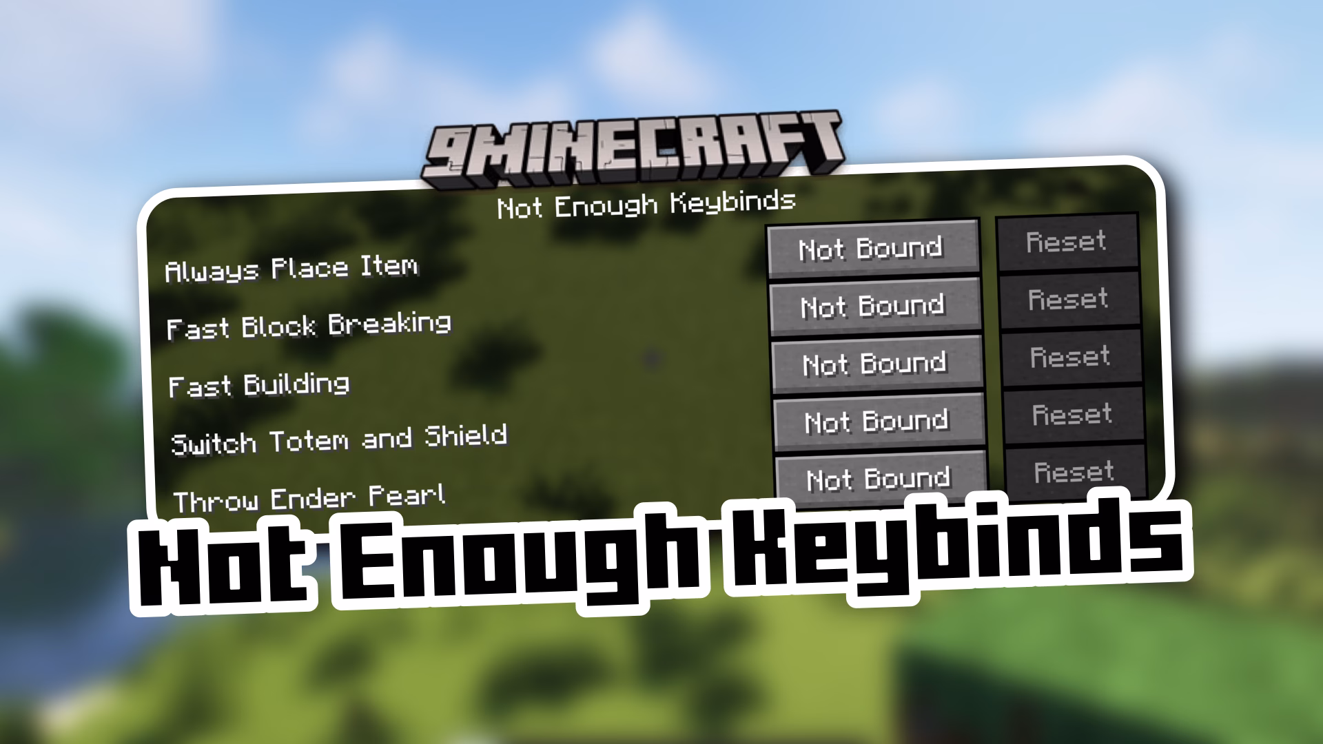 Not enough keybinds mod (1. 21. 8, 1. 20. 6) – more keybinds with special purposes