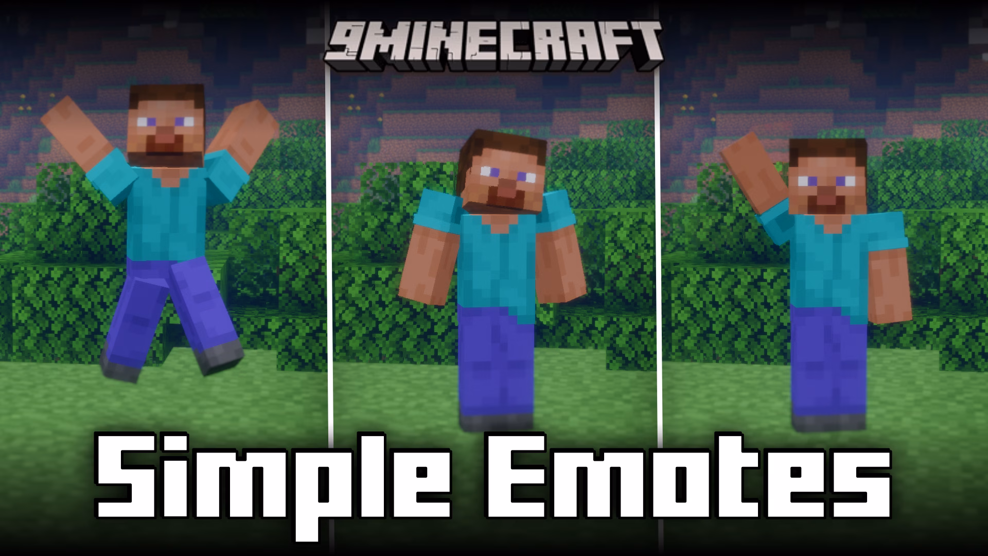 Simple Emotes Mod (1.21.8, 1.20.1) – Keybind Triggered Emotes