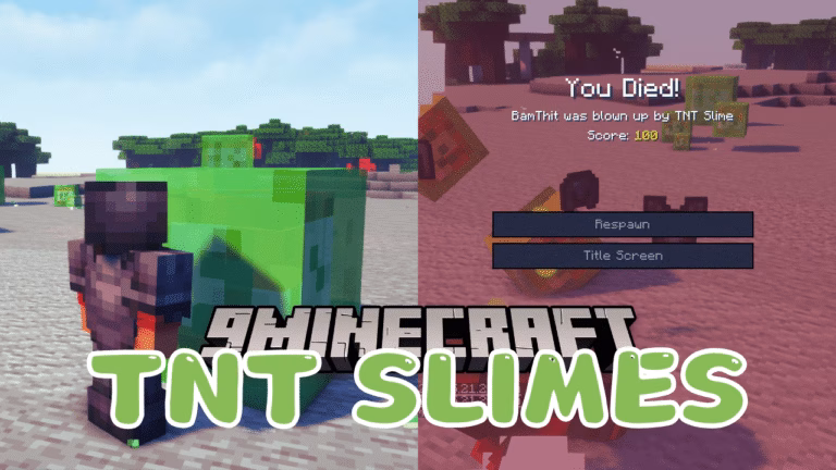 Tnt slimes mod (1. 21. 8, 1. 20. 1) – now slimes can explode as creeper