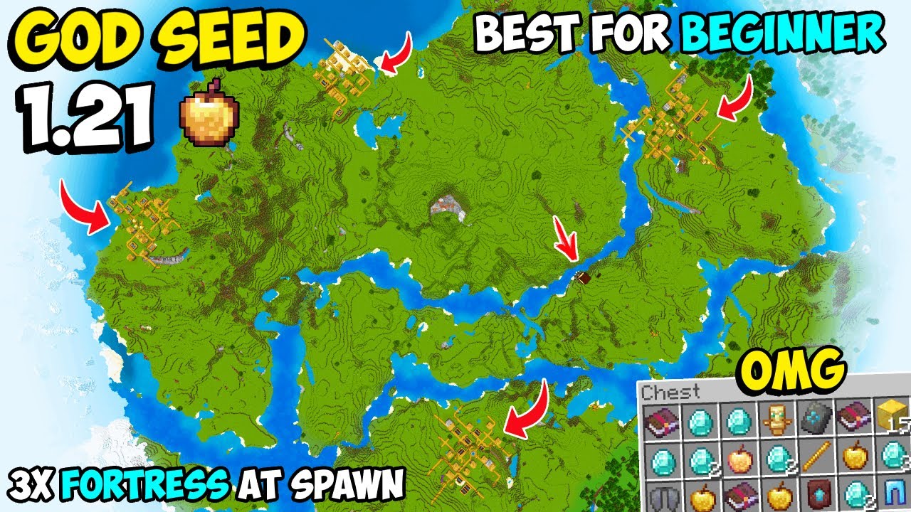 3 New Basic God Seeds For Minecraft (1.21.8, 1.21.1) – Bedrock Edition