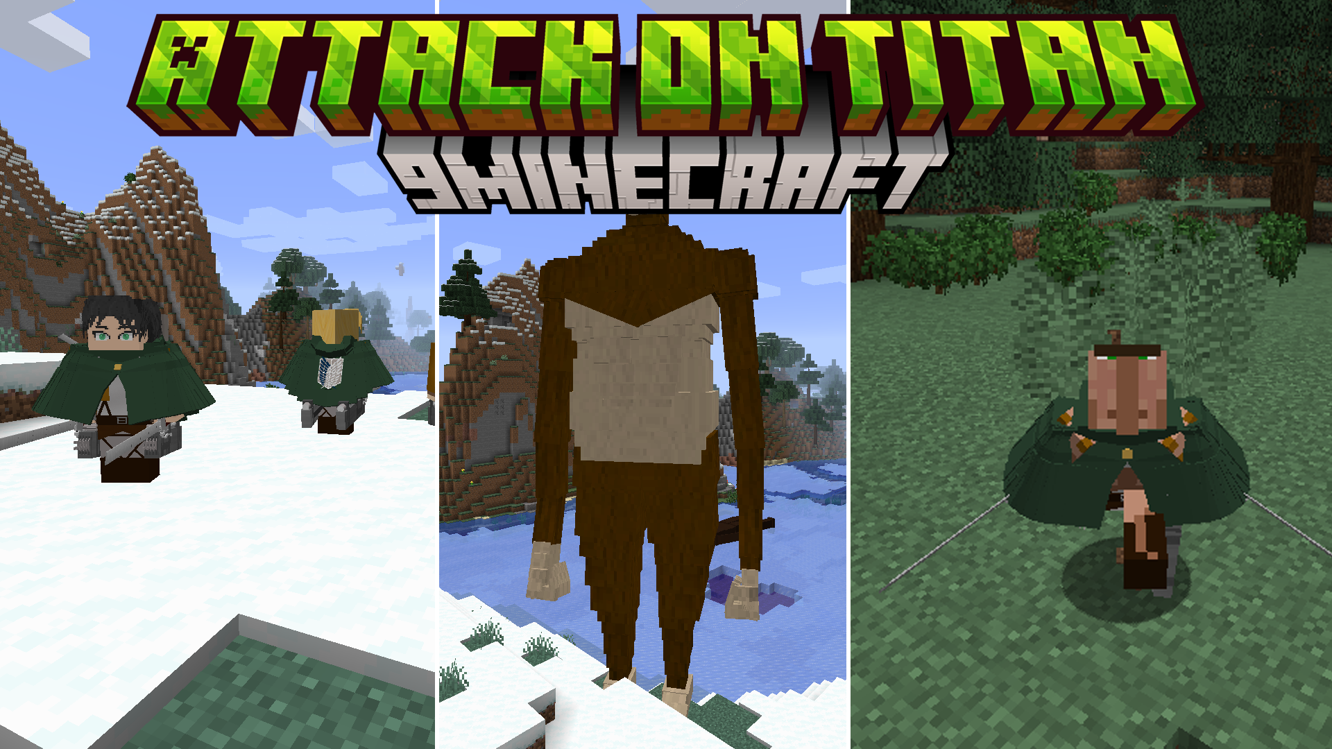 Attack On Titan Modpack (1.16.5) – Titan Battles