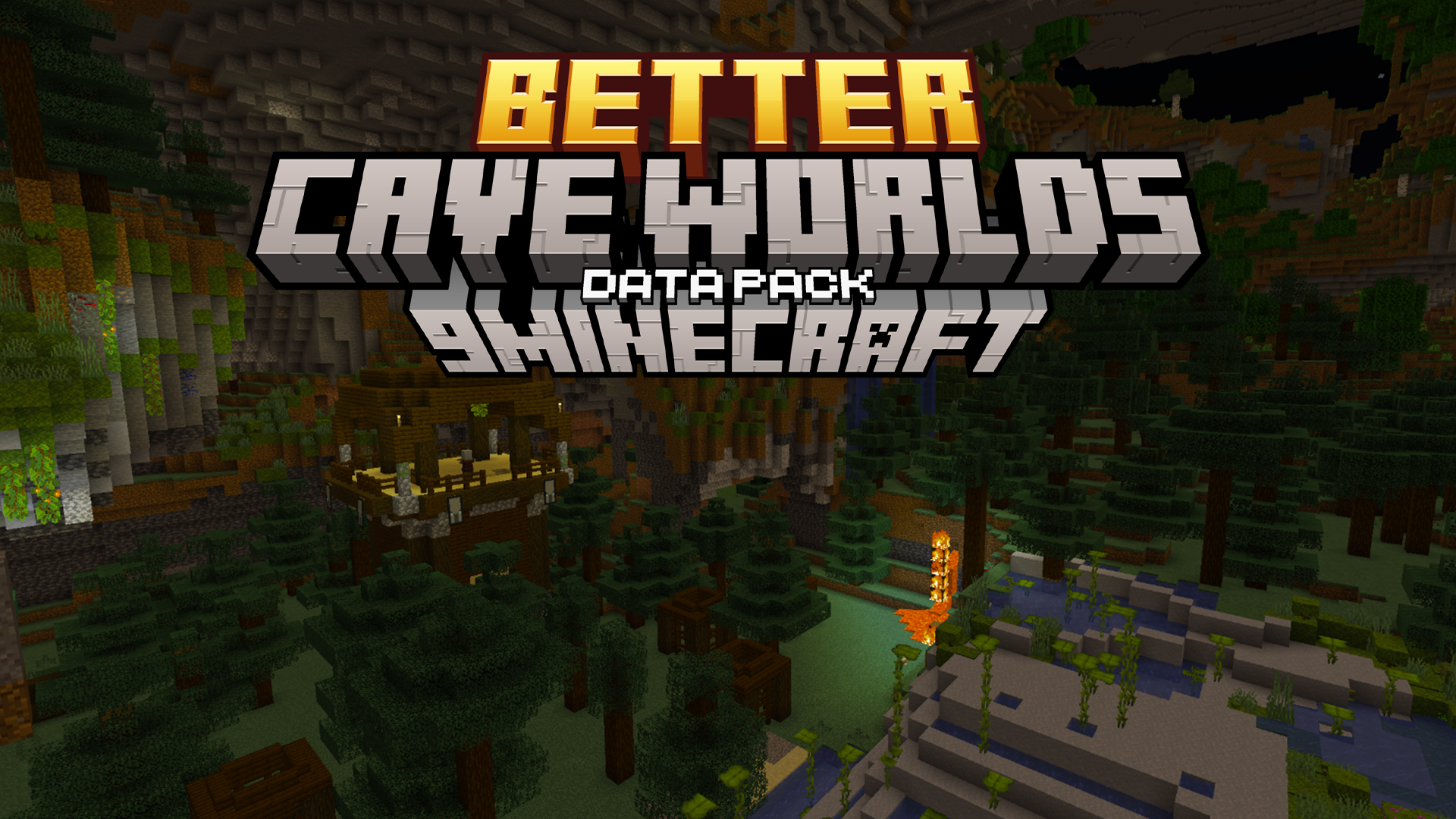 Better Cave Worlds Data Pack (1.21.10, 1.20.1) – Cave World Overhaul