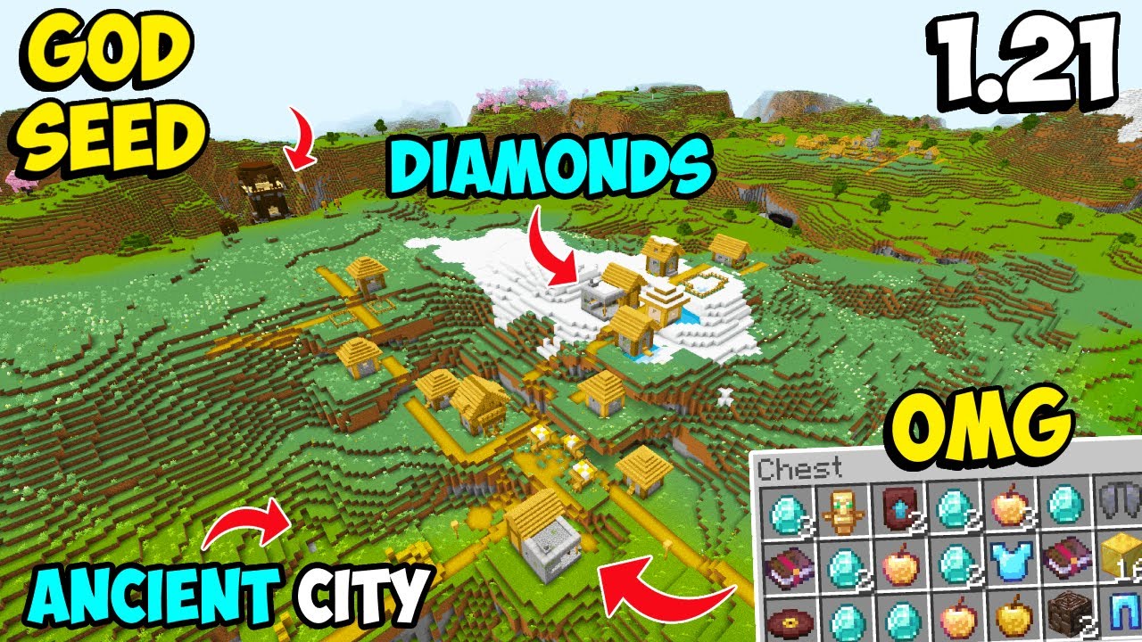 Five Villages Near Spawn Seed For Minecraft (1.21.8, 1.21.1) – Bedrock Edition