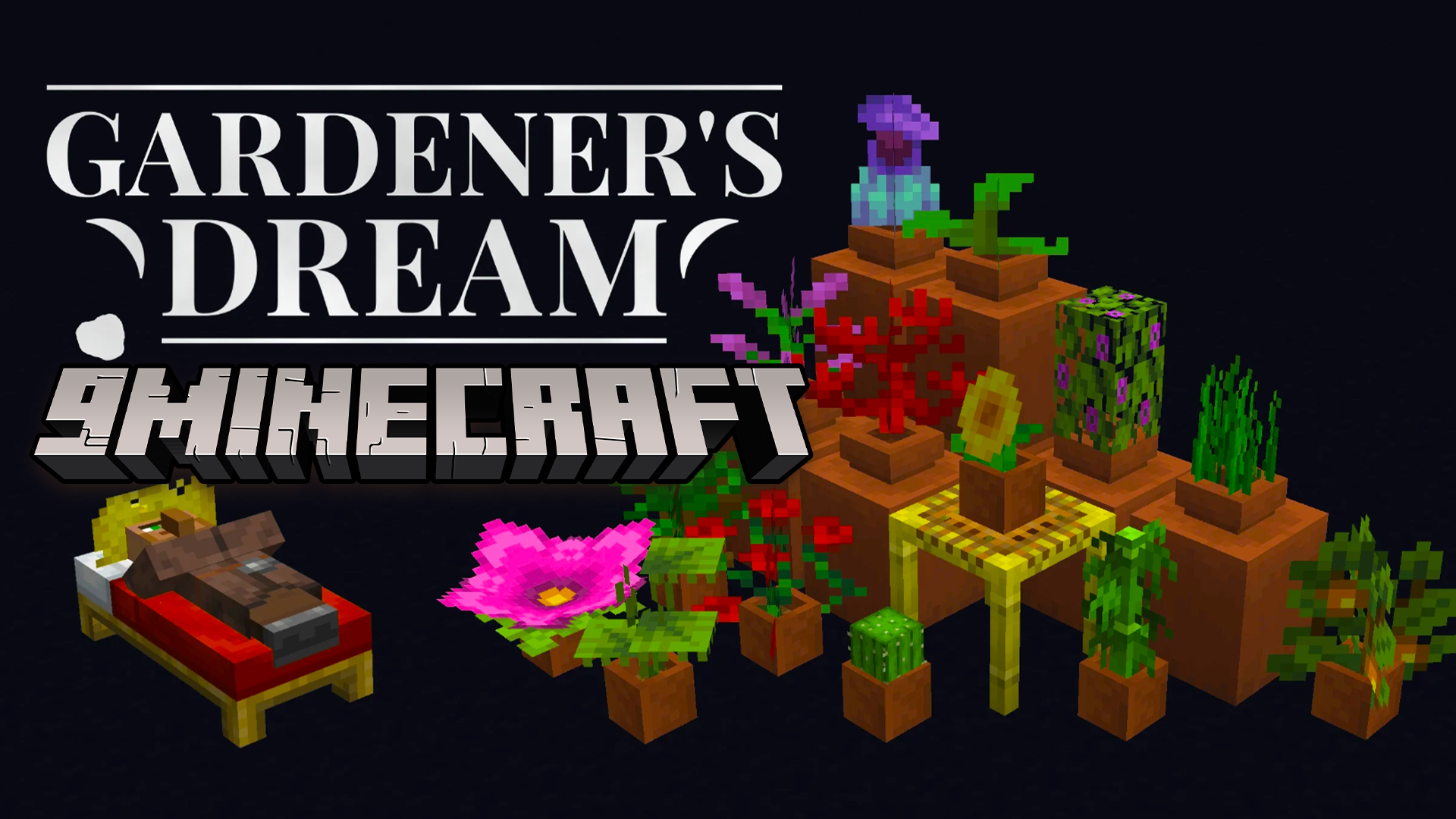 Gardener’s Dream Data Pack (1.21.10, 1.20.1) – Place any Plant in Flower Pots