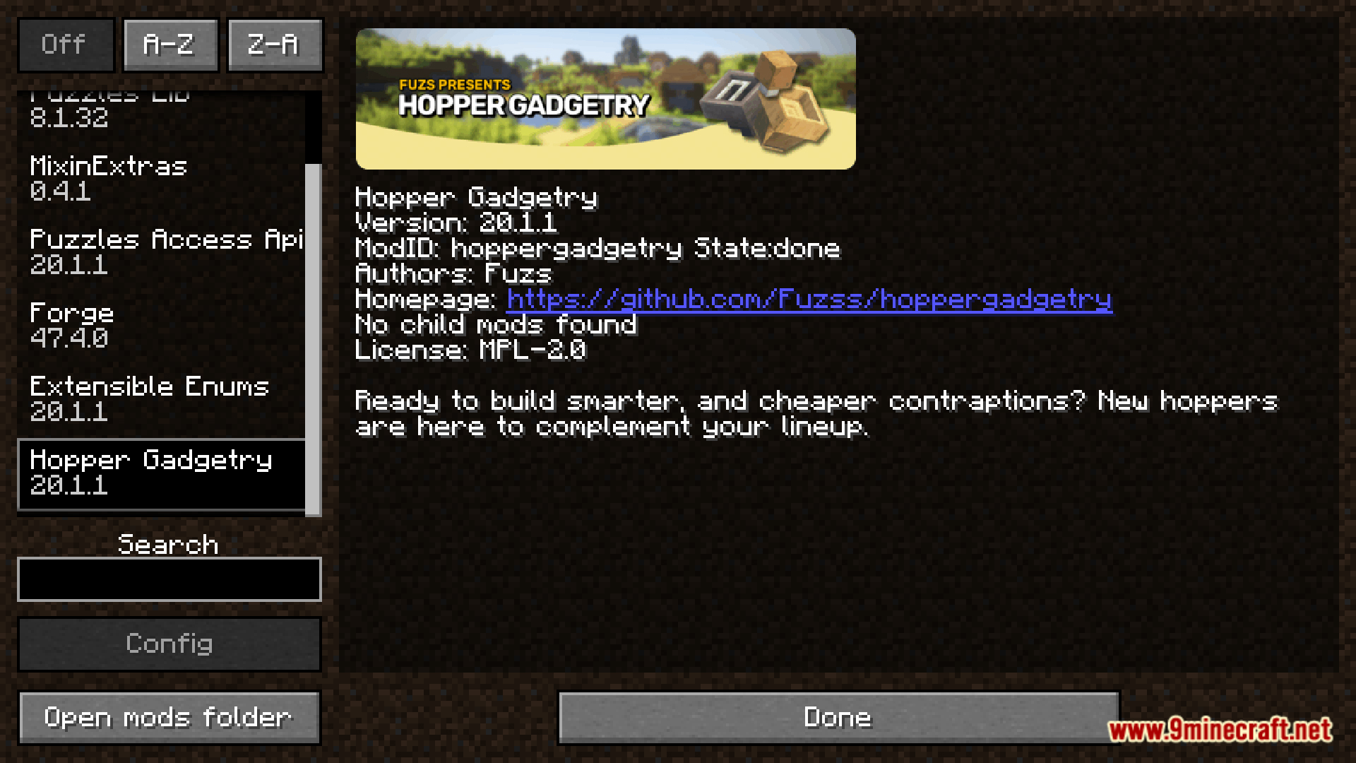 Hopper Gadgetry Mod (1.21.10, 1.20.1) – Efficient Item Transport 2 Hopper gadgetry mod screenshots