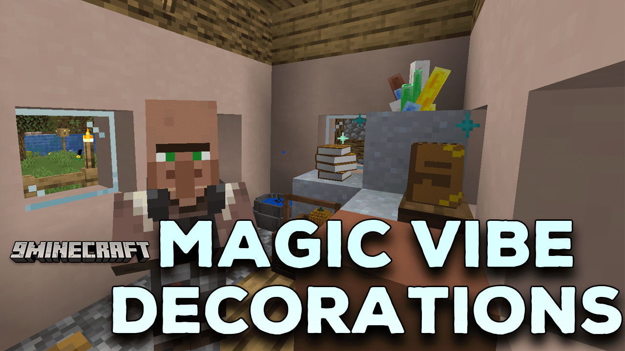 Magic Vibe Decorations Mod (1.21.10, 1.20.1) – Magical Aesthetics