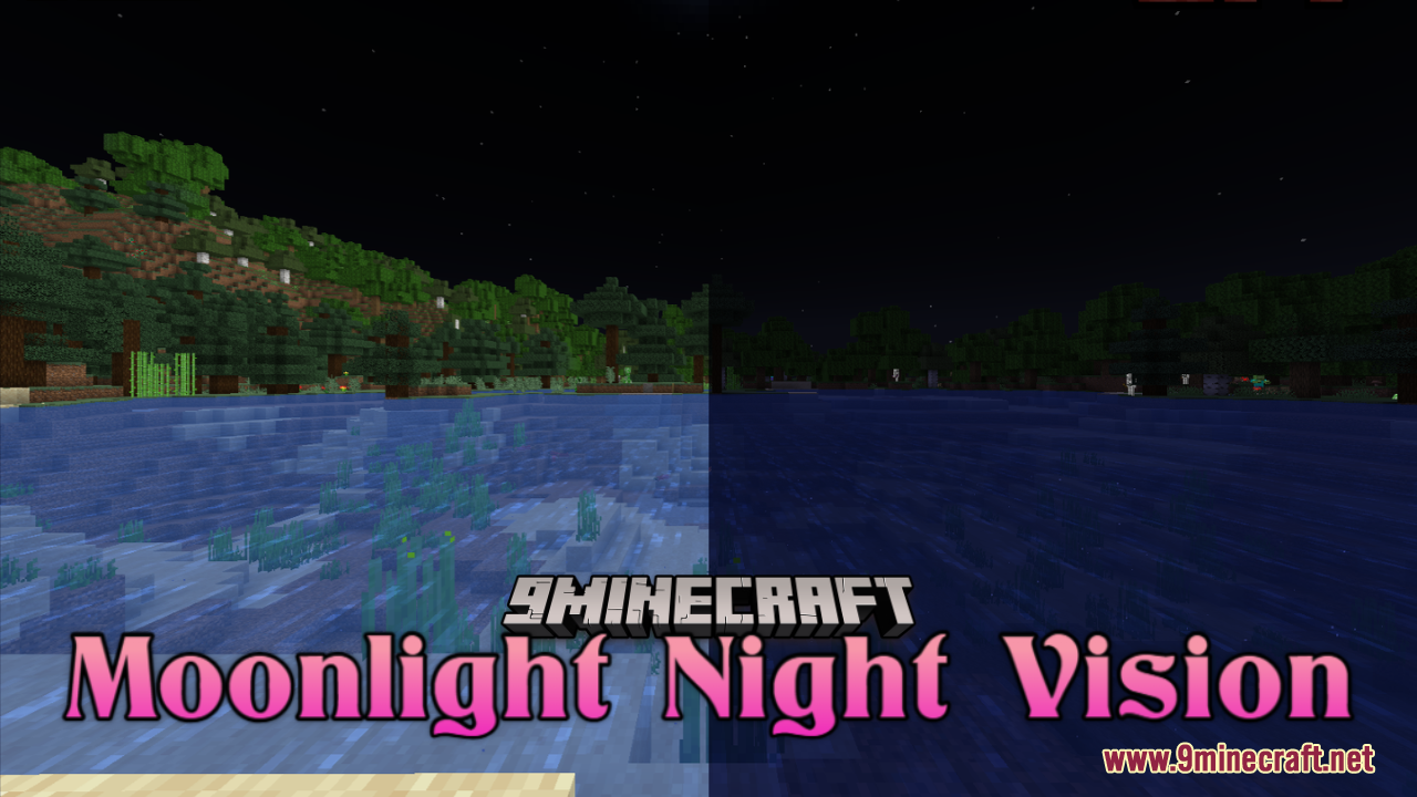Moonlight Night Vision Resource Pack (1.21.10, 1.20.1) – Texture Pack