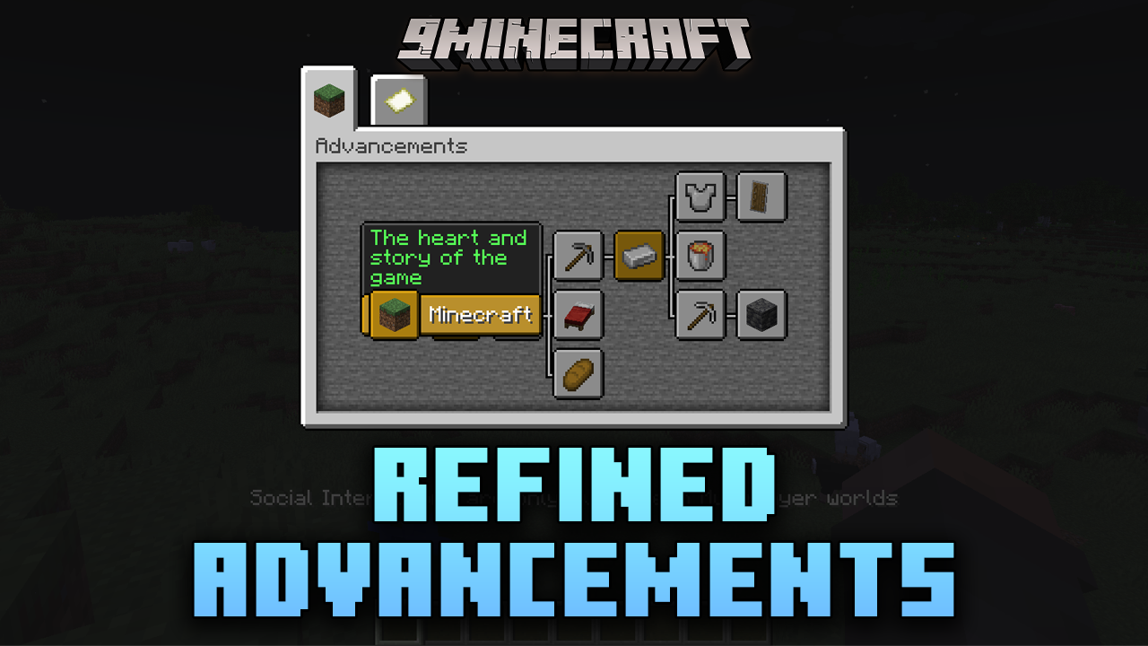 Refined Advancements Mod (1.21.10, 1.20.1) – New Goals And Milestones