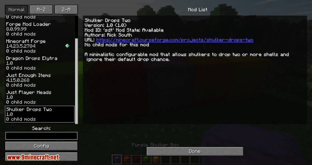 Shulker drops two mod for minecraft 11
