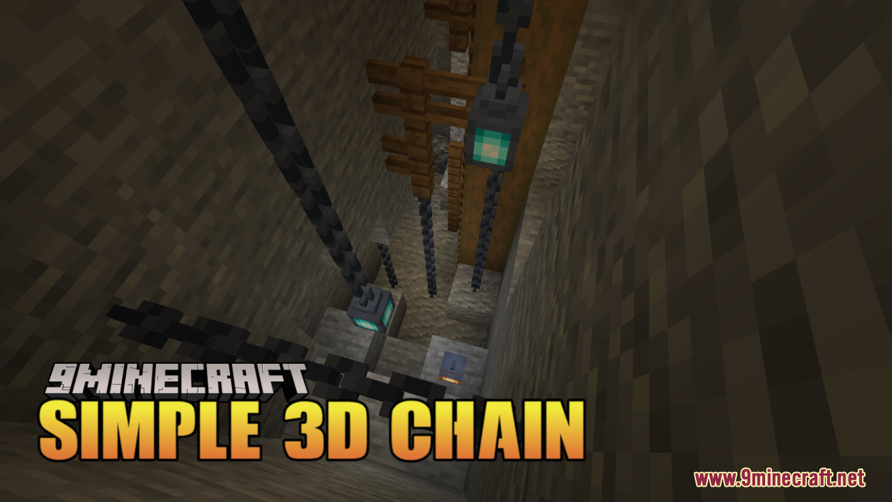 Simple 3D Chain Resource Pack (1.21.10, 1.20.1) – Texture Pack