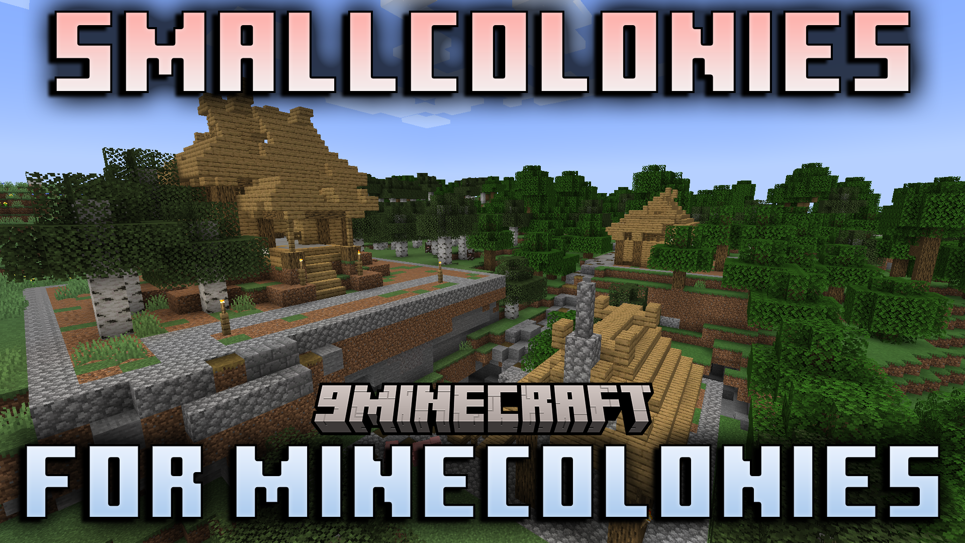 SmallColonies For MineColonies Mod (1.21.1, 1.20.1) – Downsized Village Building