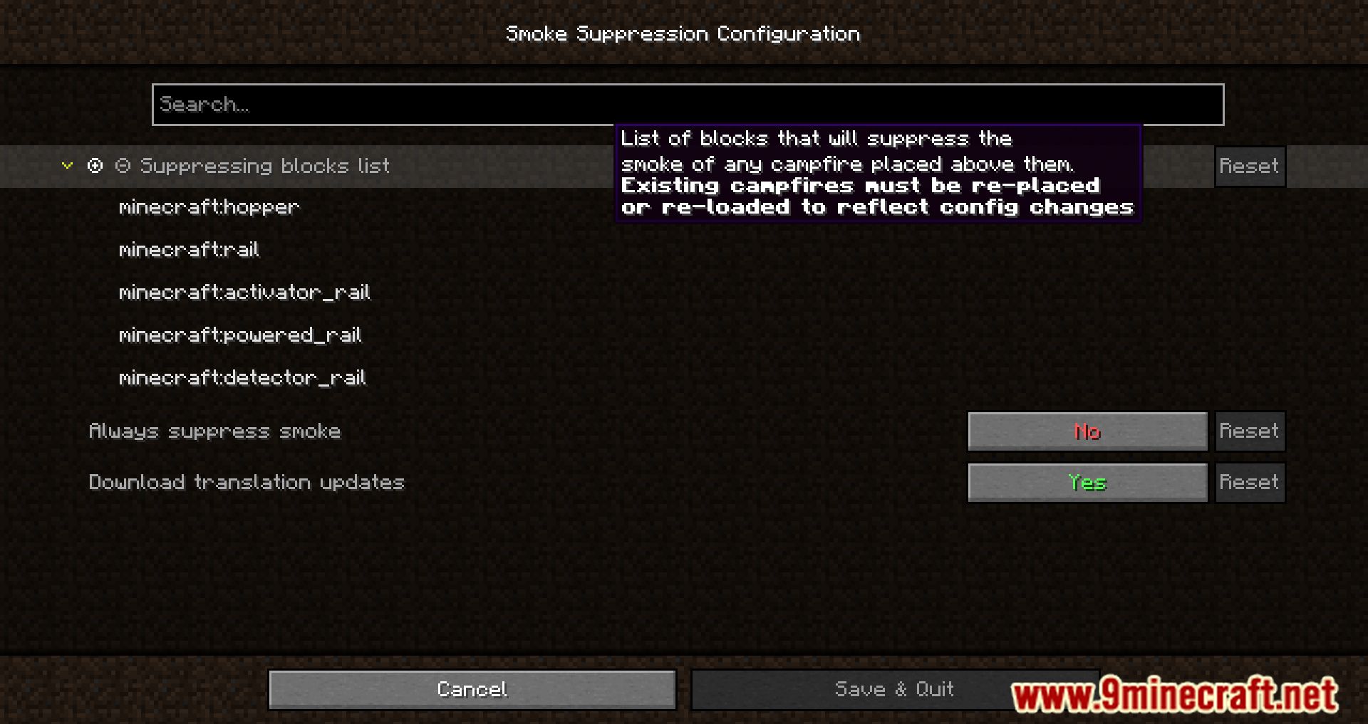Smoke Suppression Mod (1.21.10, 1.20.1) – Disable Smoke 3 Smoke suppression mod screenshots 02