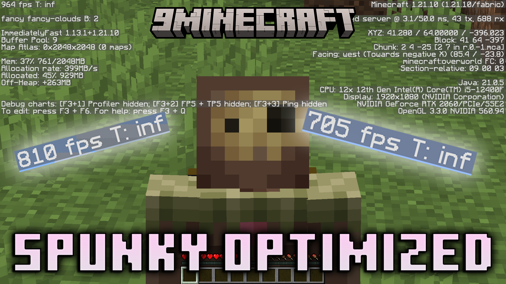Spunky Optimized Modpack (1.21.10, 1.20.1) – Boost Your FPS