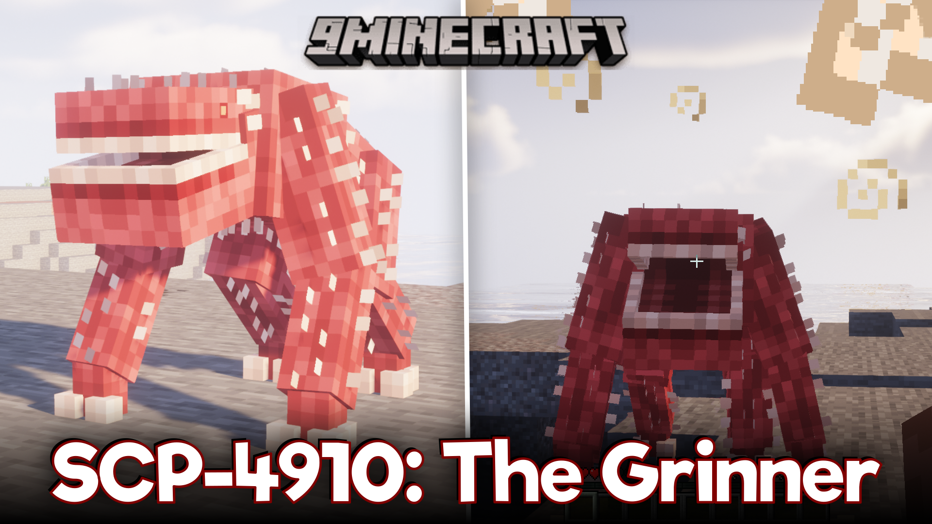 SCP-4910 The Grinner Mod (1.20.1, 1.19.4) – Predator With A Lot Of Teeth