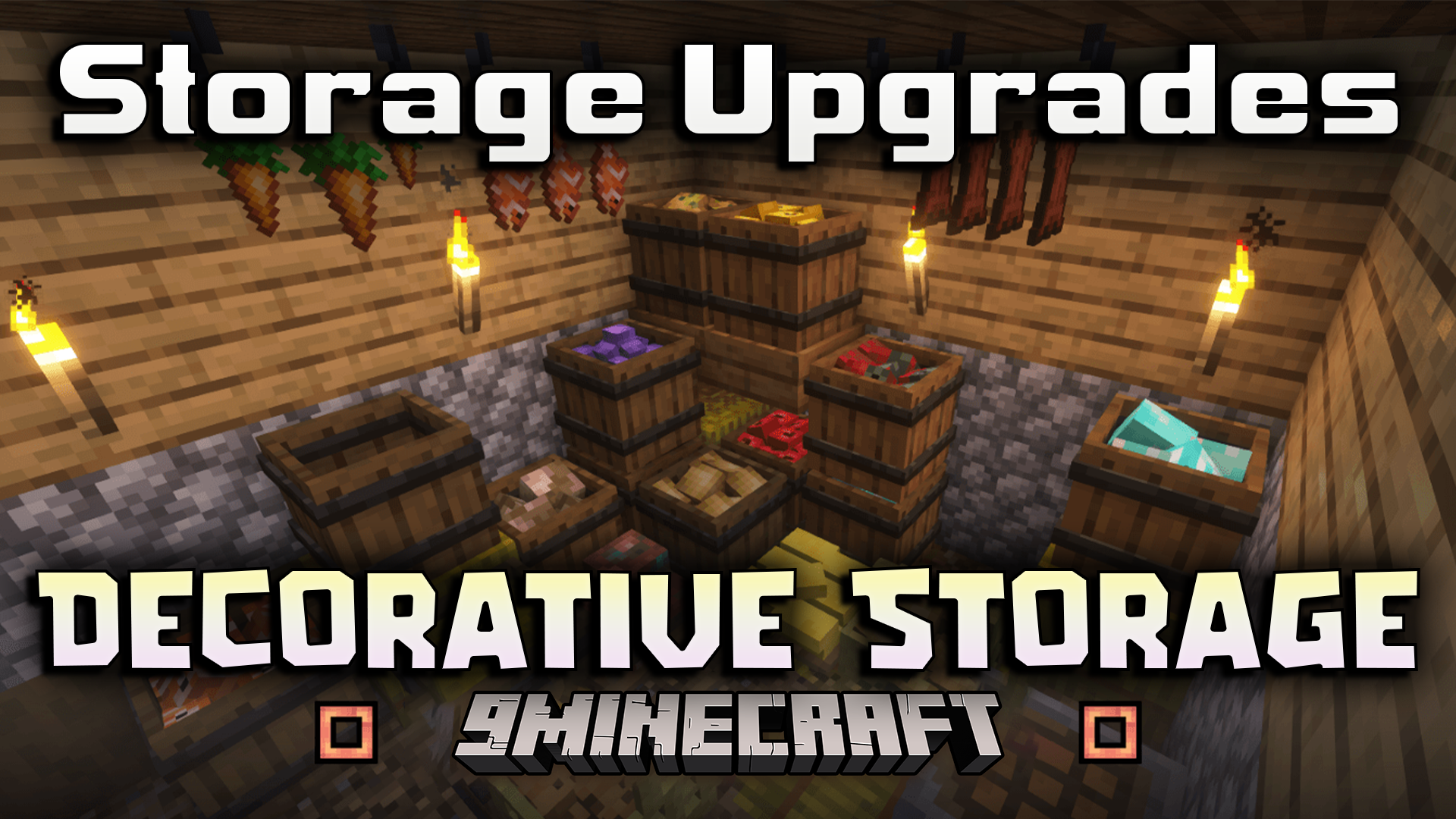 Storage Upgrades Decorative Storage Mod (1.21.3, 1.20.1) – Organize And Beautify Your Base