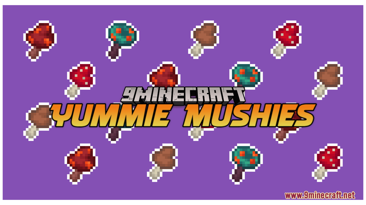 Yummie Mushies Resource Pack (1.21.10, 1.20.1) – Texture Pack Yummie Mushies Resource Pack (1.21.10, 1.20.1) – Texture Pack