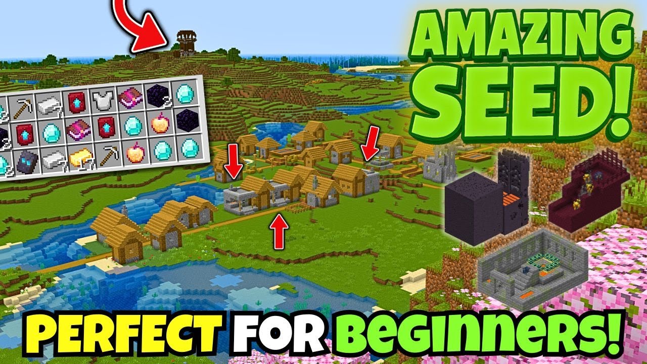 Amazing Minecraft God Seed For Beginners (1.21.8, 1.21.) – Bedrock Edition