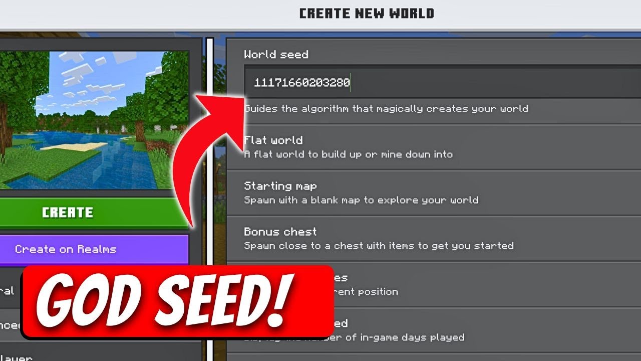 One In A Trillion Seed For Minecraft (1.21.10, 1.21.1) – Bedrock Edition