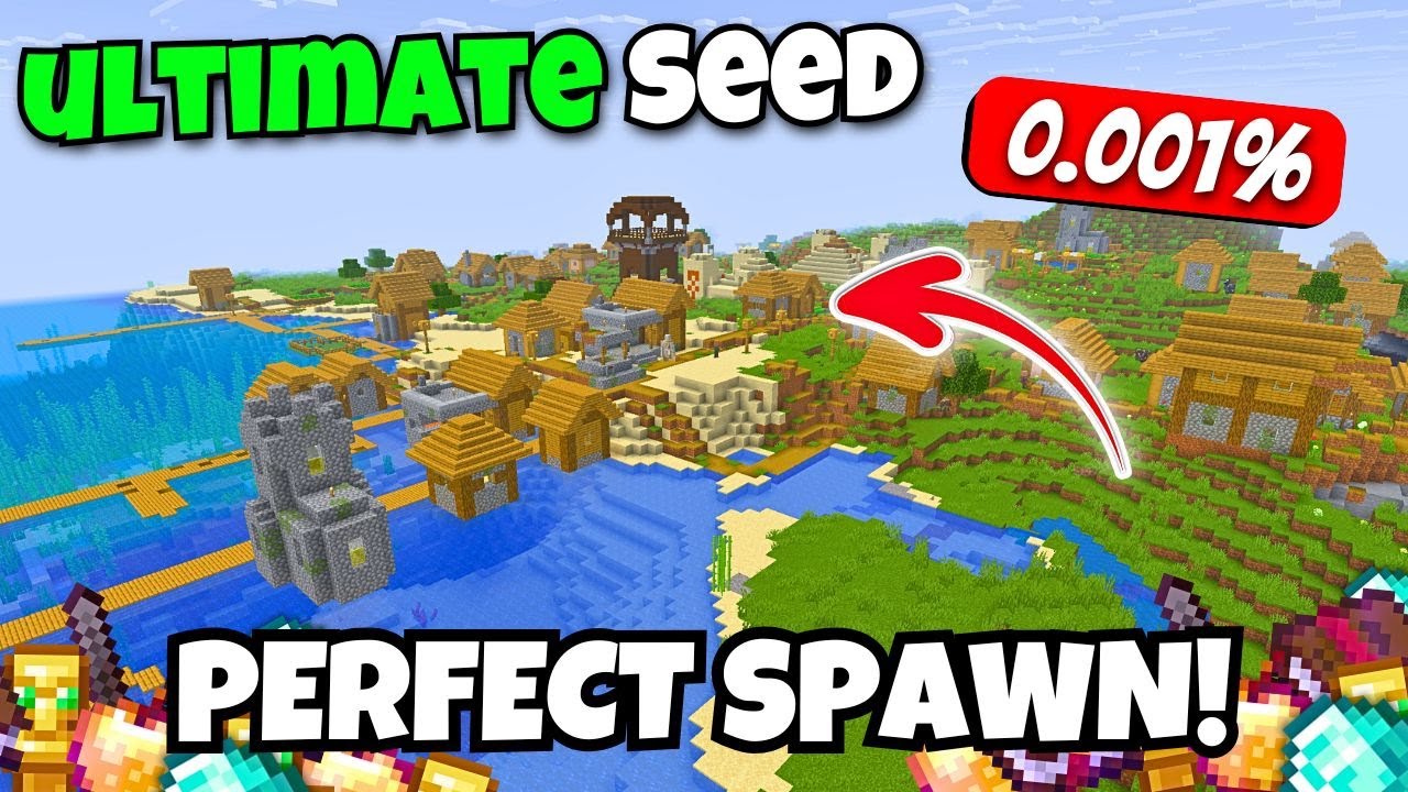 New Perfect Spawn Seed For Minecraft (1.21.10, 1.21.1) – Bedrock Edition