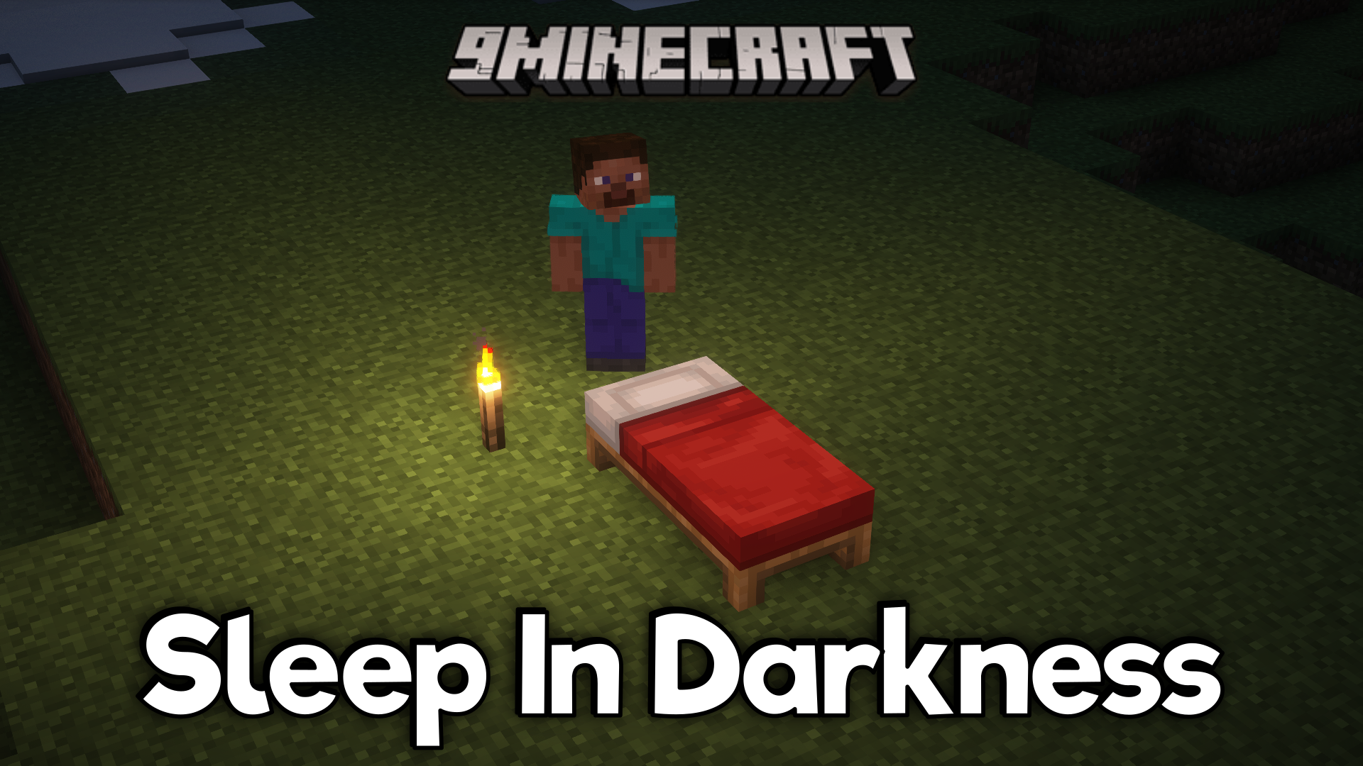 Sleep In Darkness Mod (1.21.5, 1.20.1) – More Restriction On Sleeping