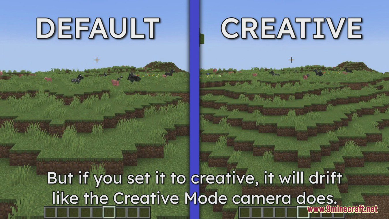 Freecam Mod (1.21.11, 1.20.1) – One Of The Best Camera Mod 12 Freecam mod screenshots 11