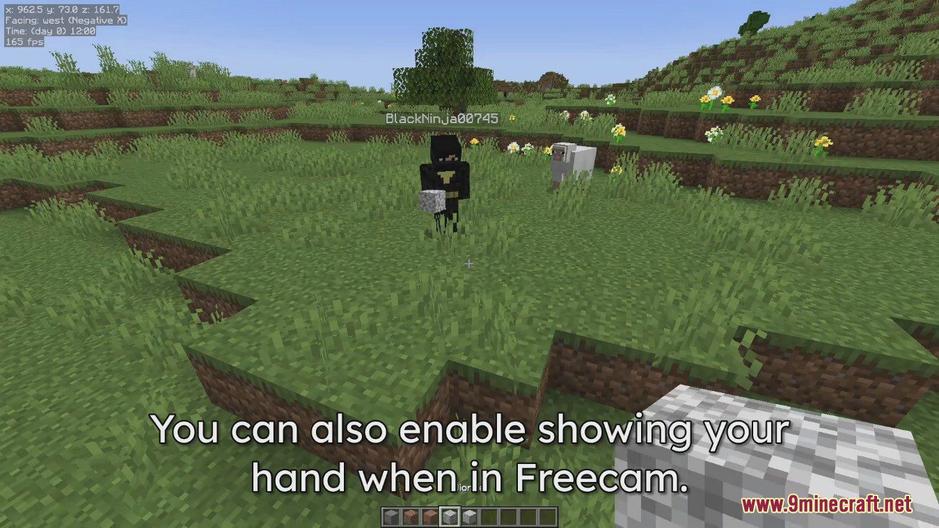 Freecam Mod (1.21.11, 1.20.1) – One Of The Best Camera Mod 18 Freecam mod screenshots 17
