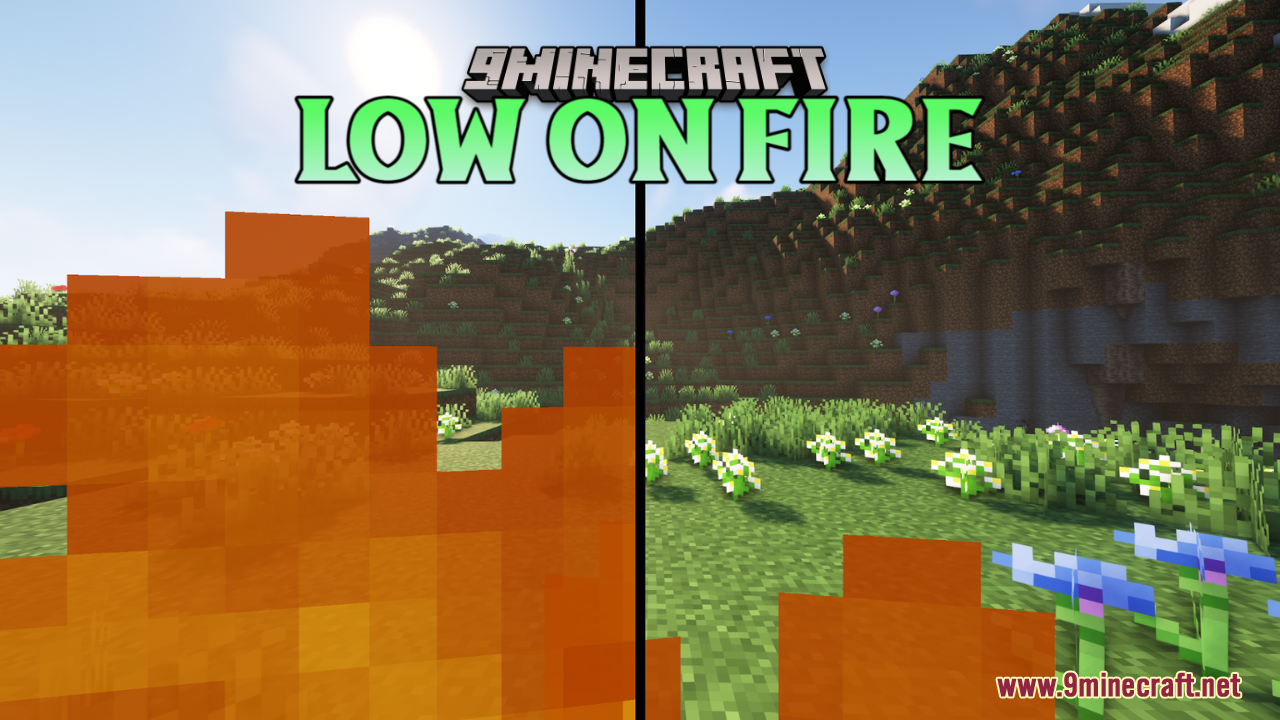 Low On Fire Resource Pack (1.21.11, 1.20.1) – Texture Pack