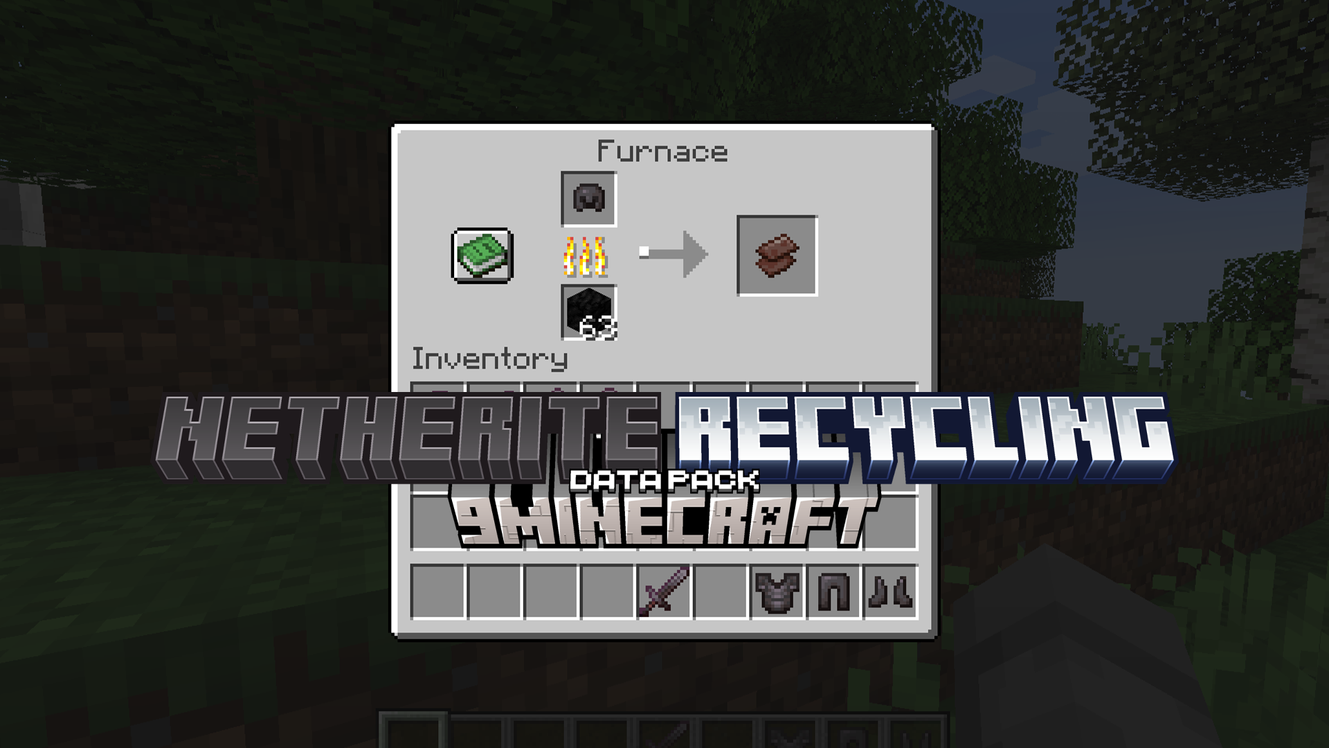 Netherite Recycling Data Pack (1.21.11, 1.20.1) – Recover Netherite Scraps from Gear