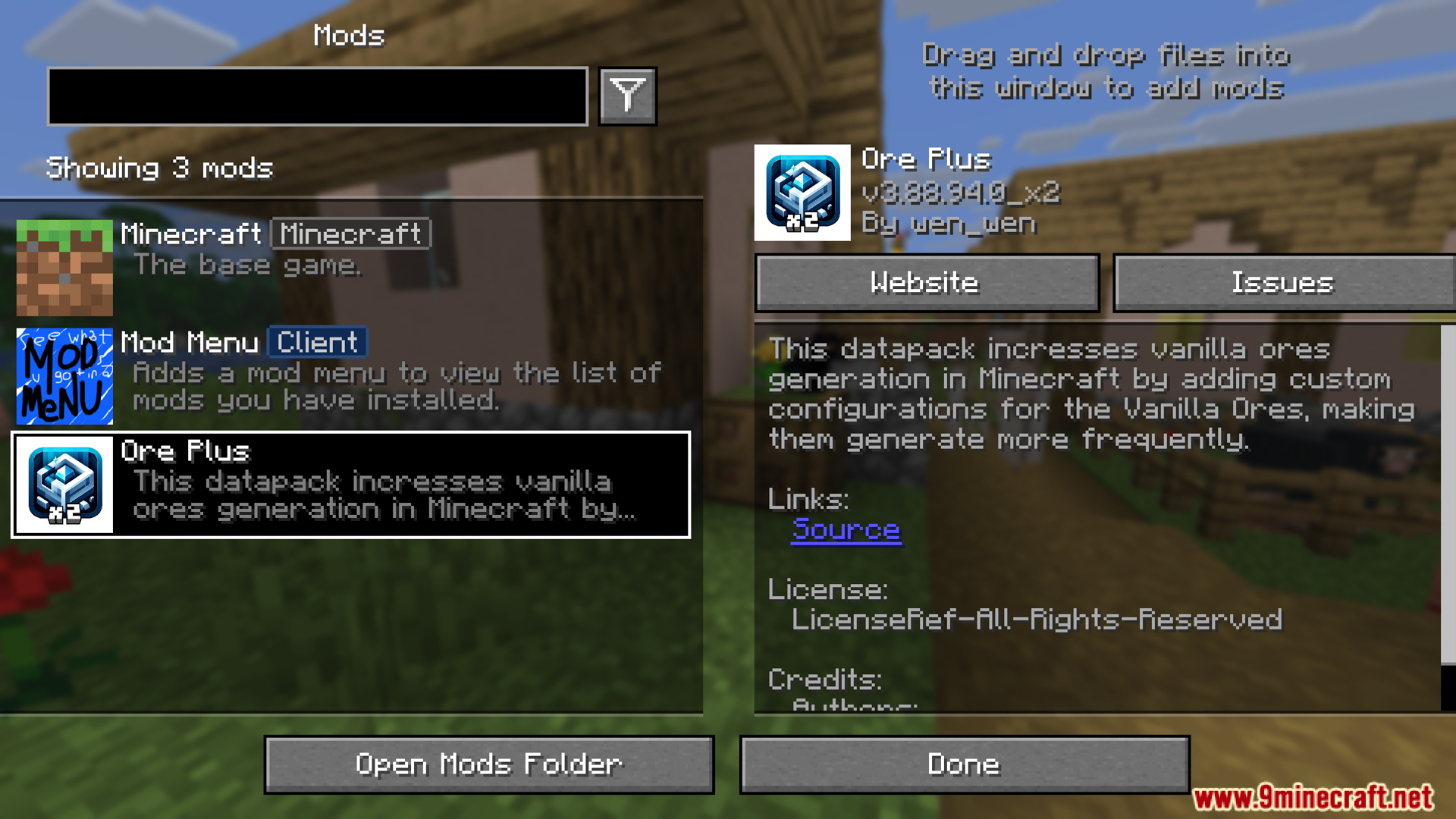 Ore Plus Mod (1.21.11, 1.20.1) – Increase Ores Spawnrate In Minecraft