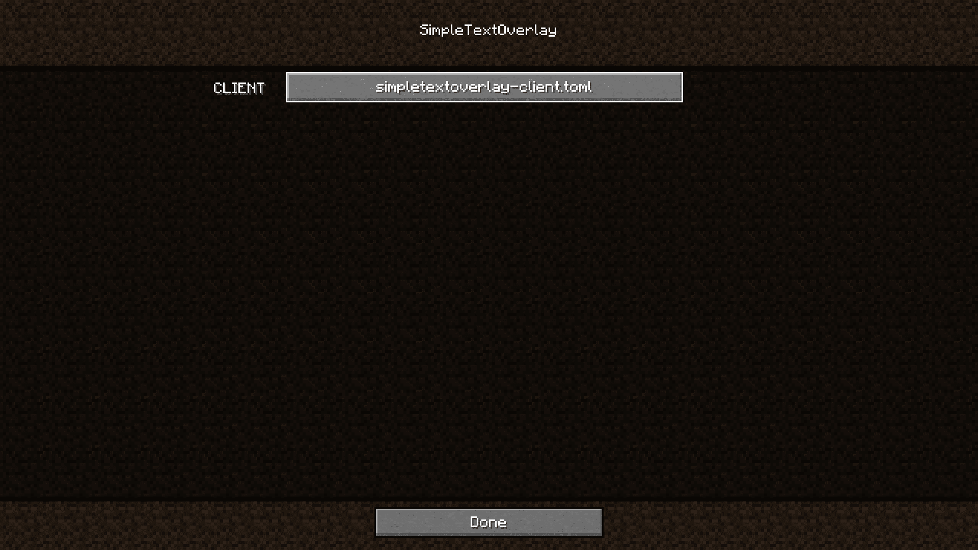 Mods Text Simple Text Overlay Mod (1.21.11, 1.20.1) – Simple Information Overlay