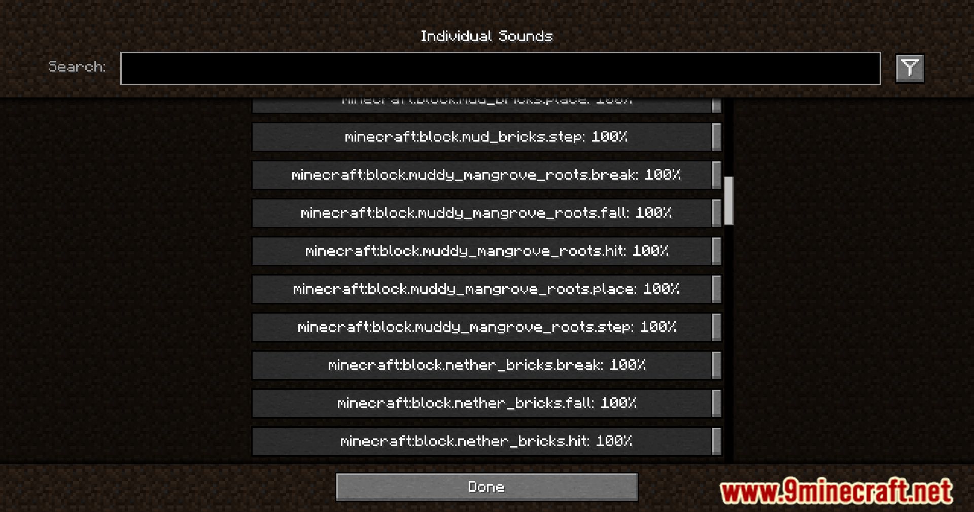 Sound Controller Mod (1.21.11, 1.20.1) – Advanced Sound Customization 4 Sound controller mod screenshots 3