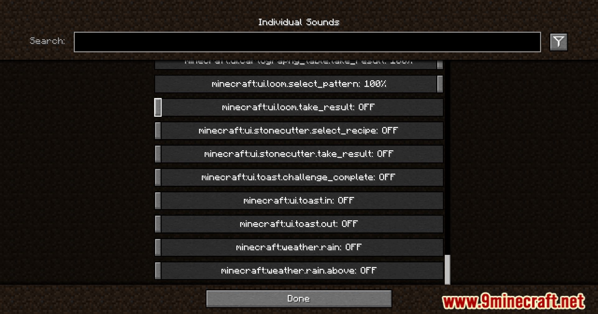 Sound Controller Mod (1.21.11, 1.20.1) – Advanced Sound Customization 7 Sound controller mod screenshots 6