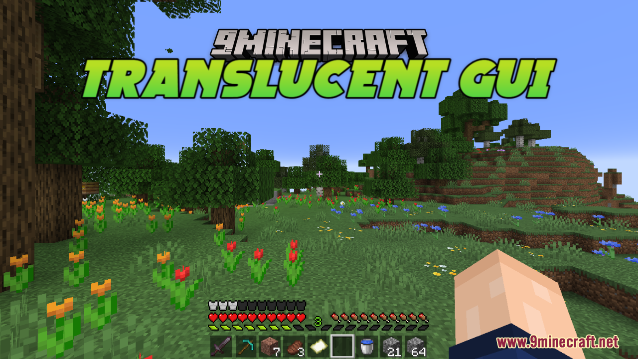 Translucent GUI Resource Pack (1.21.11, 1.20.1) – Texture Pack