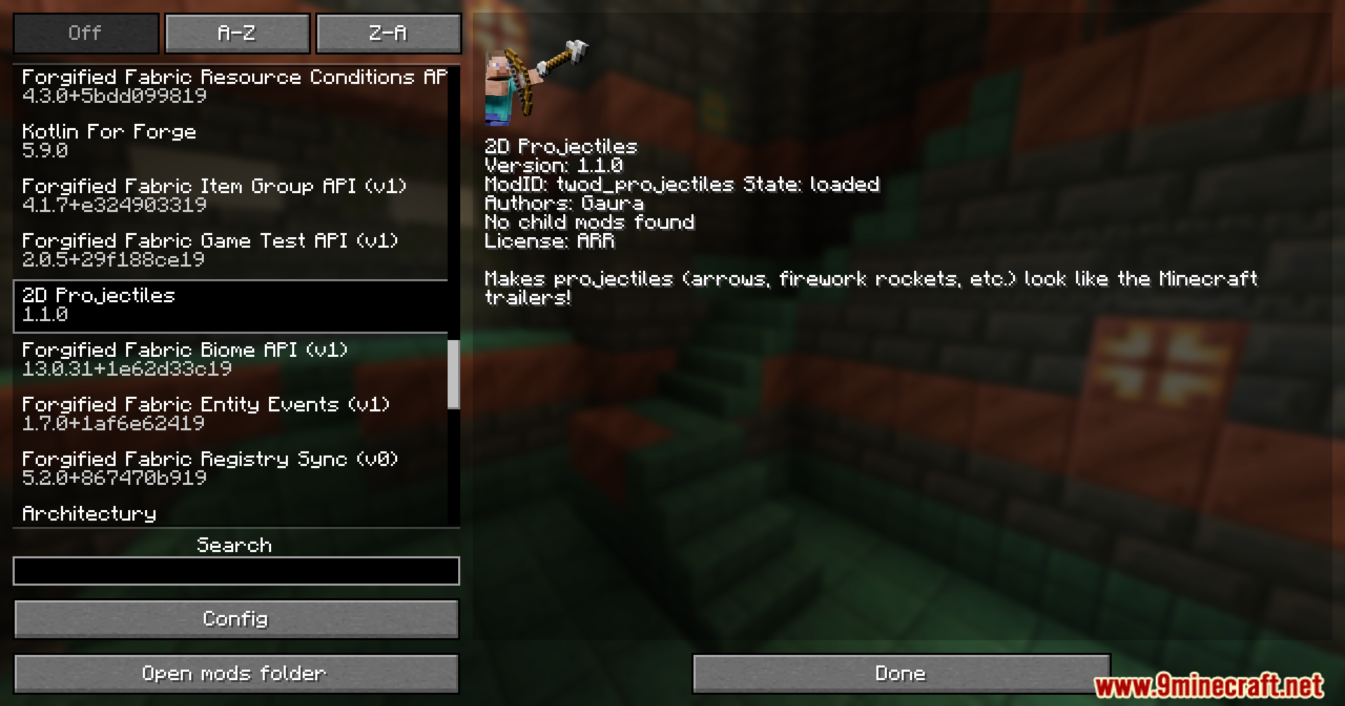 2D Projectiles Mod (1.21.11, 1.20.1) – Flat Arrow Models And Animated ...