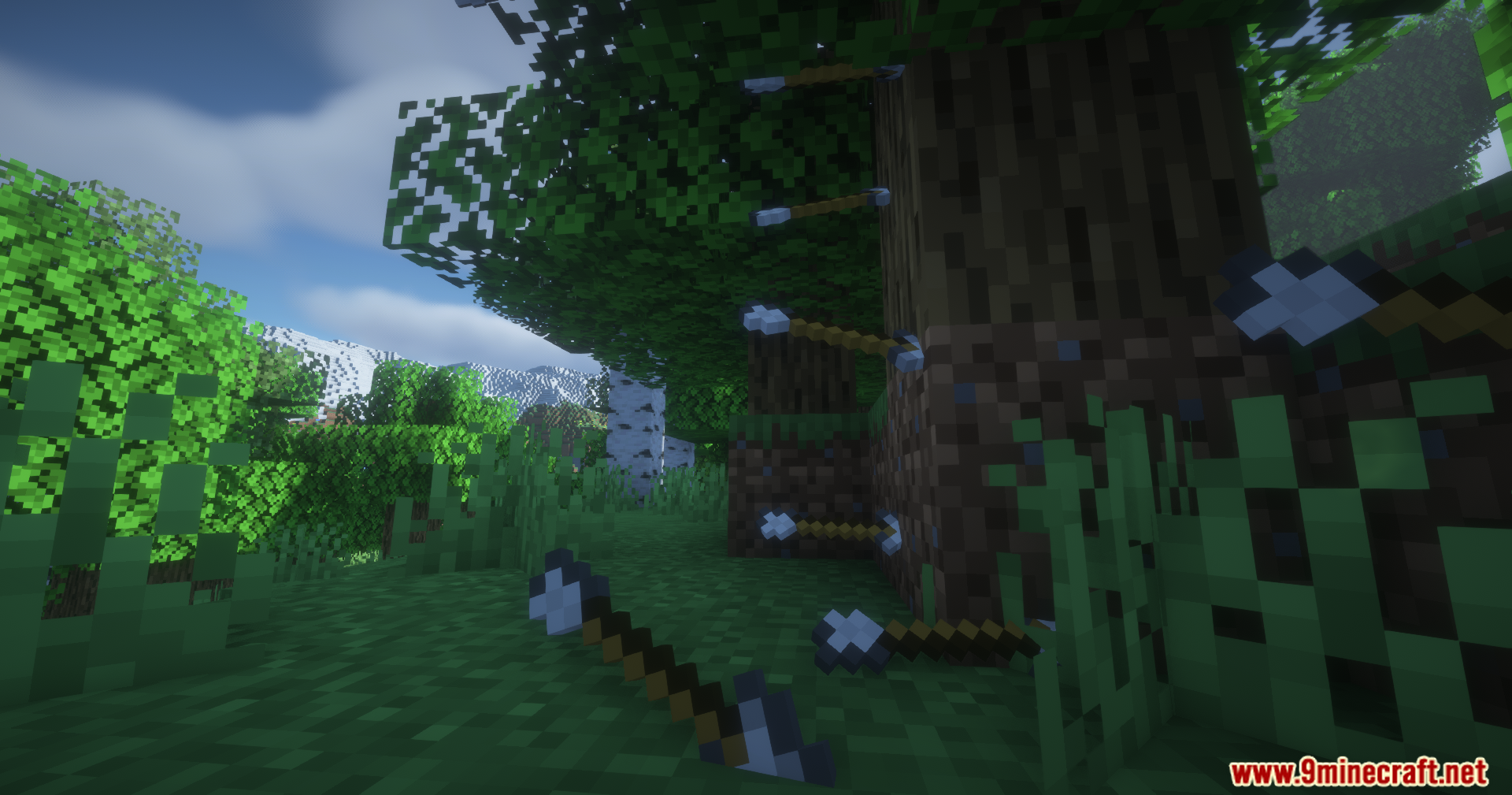 2D Projectiles Mod (1.21.11, 1.20.1) – Flat Arrow Models And Animated ...