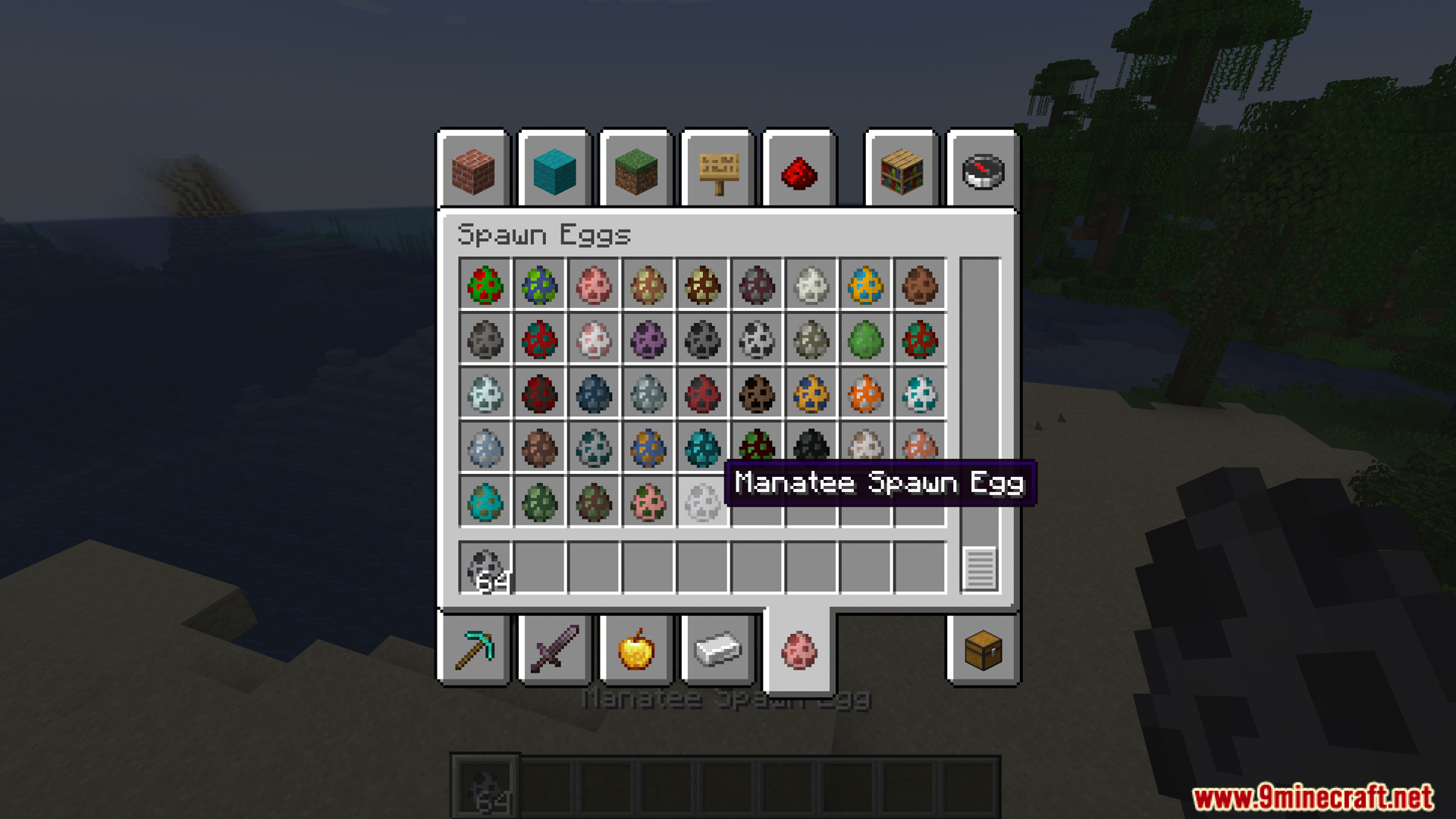 Animal Garden Manatee Mod (1.21.11, 1.20.1) – Sea Cow In Minecraft