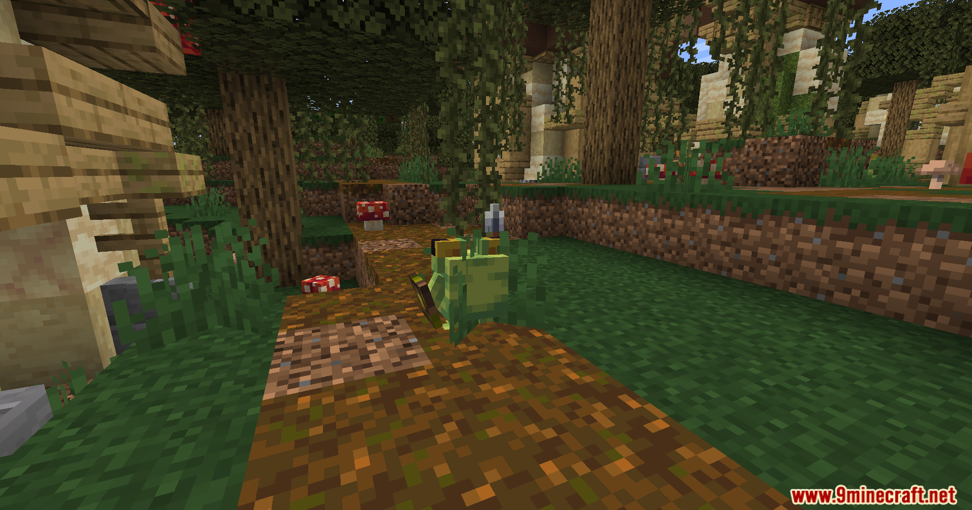 Minecraft Ribbits Mod Band Guard Ribbits Mod (1.20.1, 1.20) – Defensive Ribbit Variant