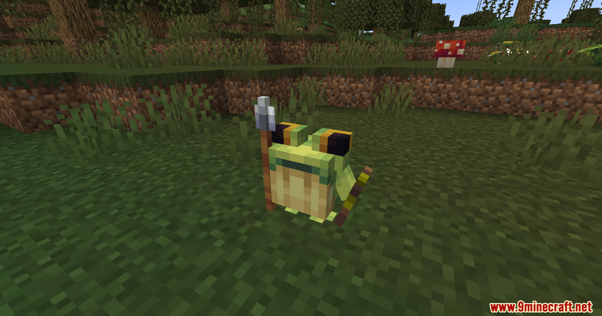 Minecraft Ribbits Mod Band Guard Ribbits Mod (1.20.1, 1.20) – Defensive Ribbit Variant