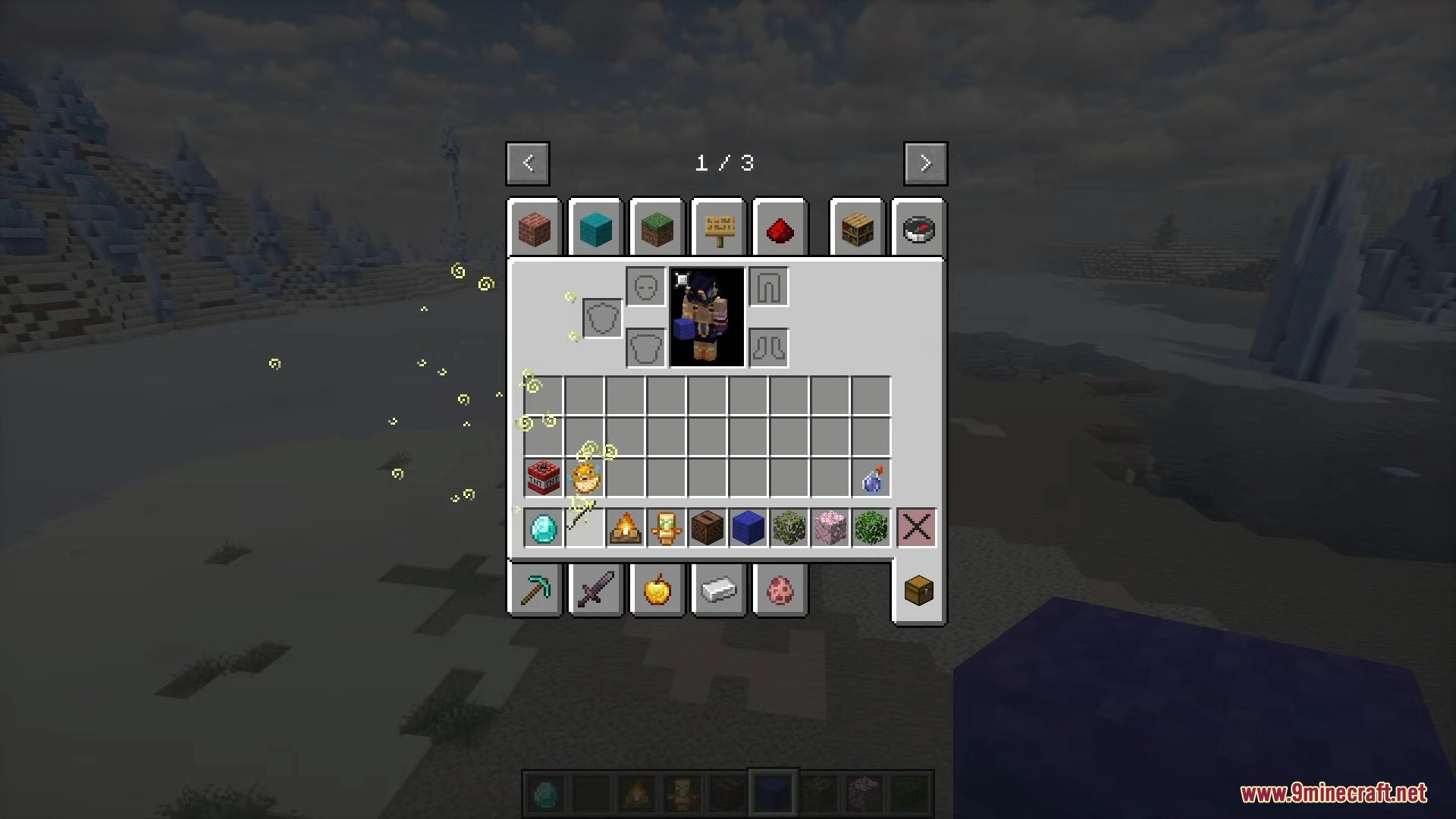 Inventory Particles Mod (1.21.11, 1.20.1) – Beautiful Item Animations In The Inventory 3 Inventory particles mod screenshots 2