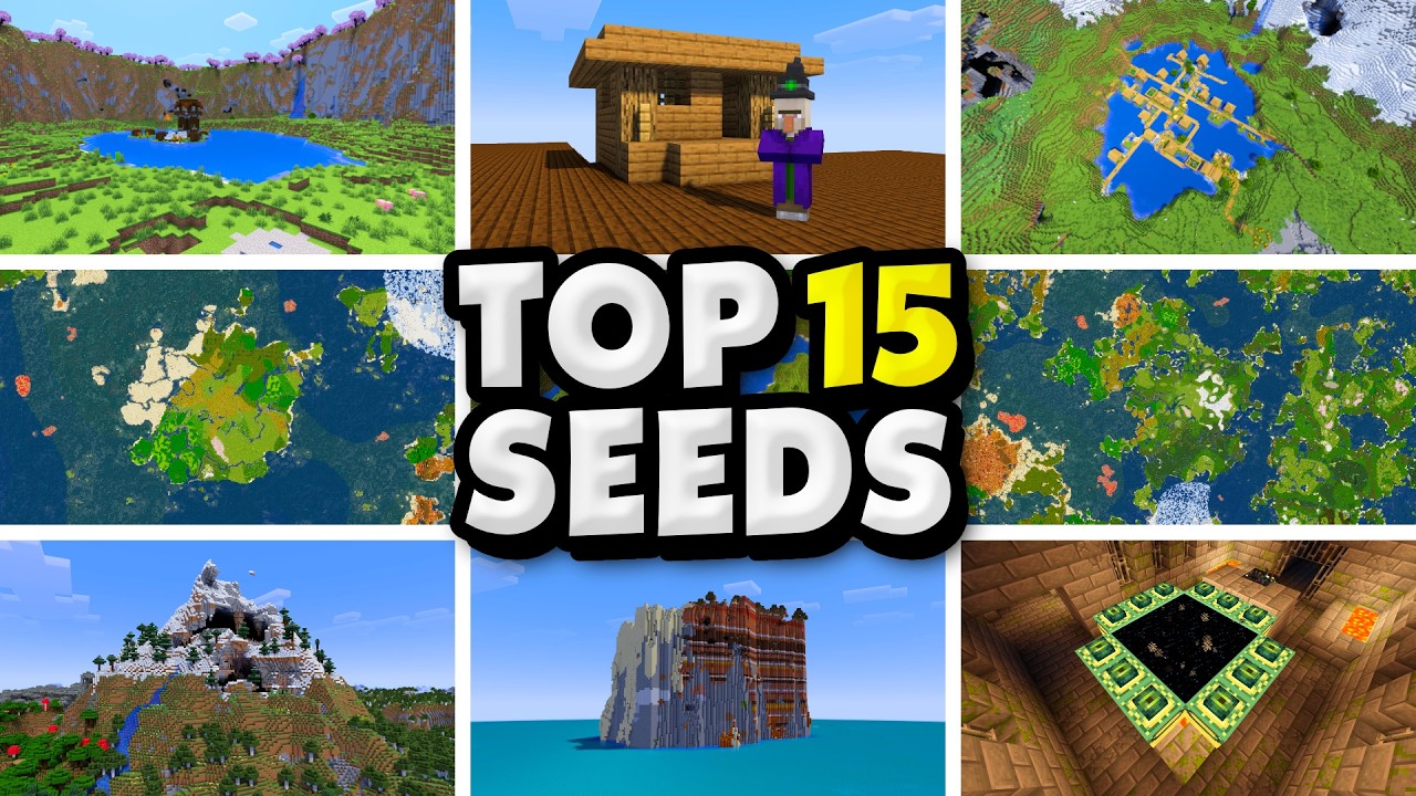 Top 15 Best New Survival Seeds You Need Try For Minecraft (1.21.11, 1.21.1) – Java/Bedrock Edition
