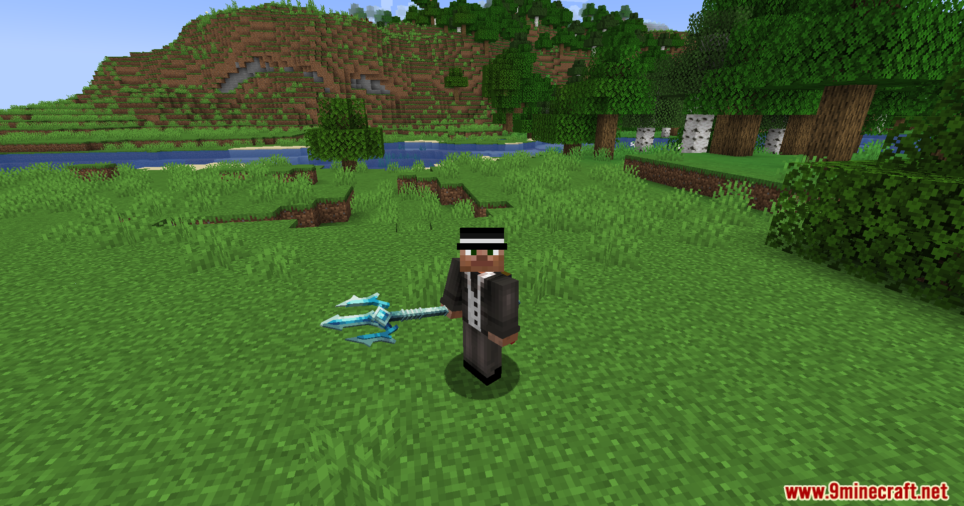 Better Trident Model Mod (1.20.1, 1.20) – Visual-Only Trident Model Swap 3 Better trident model mod screenshots 2