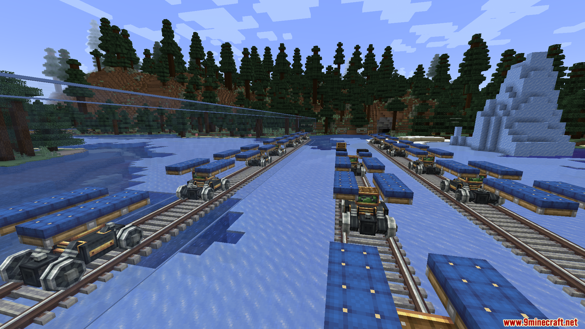 Create Threaded Trains Mod (1.21.1, 1.20.1) – Multithreaded Railway