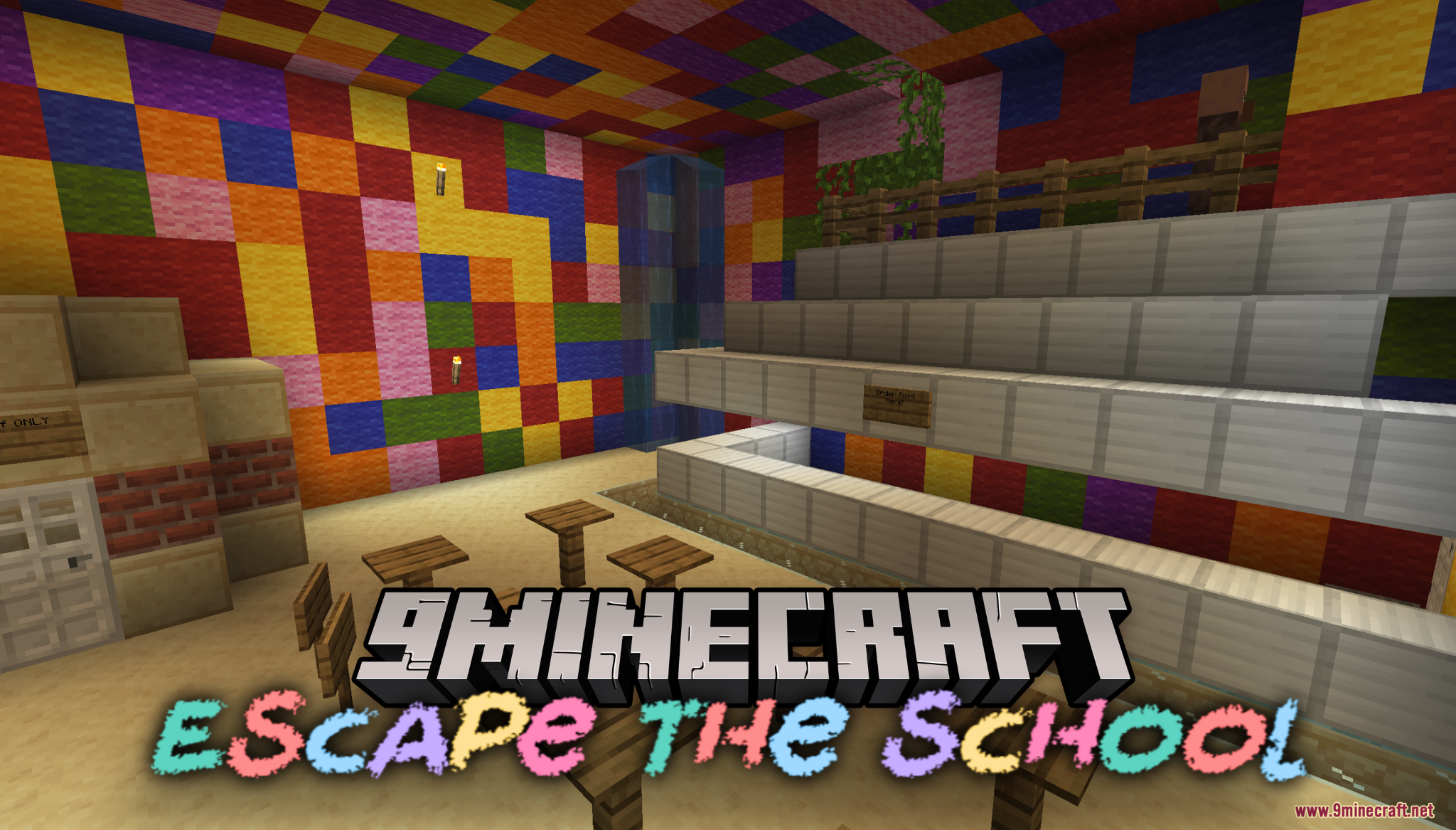 Escape The School Map (1.21.11, 1.20.1) – Run, Uncover, Escape!