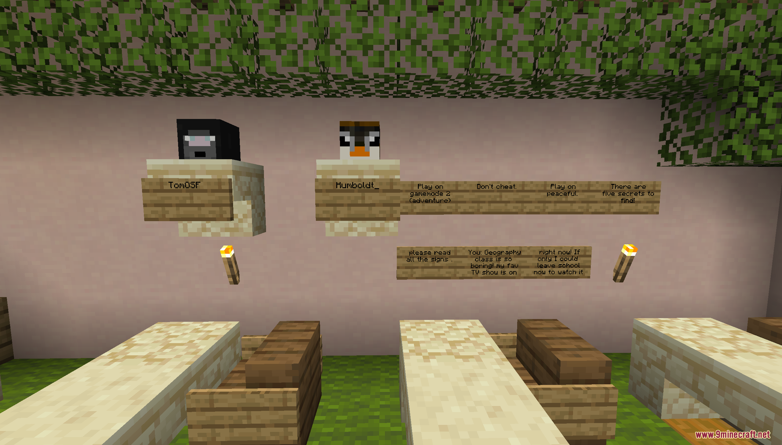 Escape The School Map (1.21.11, 1.20.1) – Run, Uncover, Escape! 2 Escape the school screenshots 1